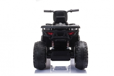 Kinderquad XXForce 24V 400W 8kmh Kinder Elektro Auto Kinderfahrzeug Elektro Quad ATV Ledersitz EVA Gummiräder weiß/schwarz