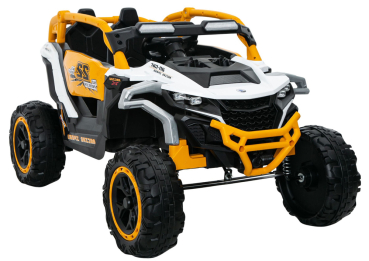 Kinderfahrzeug 12V 4x4 Kinder Elektro Kinderauto Buggy ULTRA Ledersitz EVA Gummiräder