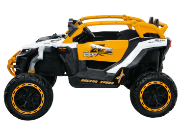 Kinderfahrzeug 12V 4x4 Kinder Elektro Kinderauto Buggy ULTRA Ledersitz EVA Gummiräder