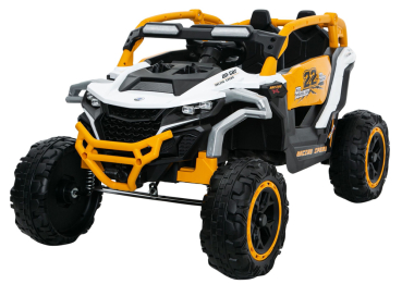 Kinderfahrzeug 12V 4x4 Kinder Elektro Kinderauto Buggy ULTRA Ledersitz EVA Gummiräder