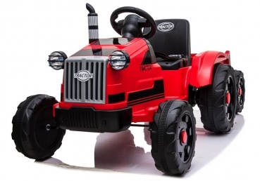 Kinderfahrzeug 12V Traktor mit Anhänger 1.5 m länge Elektrotraktor Kinderauto Kindertraktor