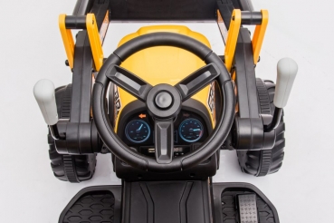 Kinderfahrzeug Traktor X2000 mit Frontlader und Anhänger 1,7m länge Elektrotraktor Kinderauto Kindertraktor