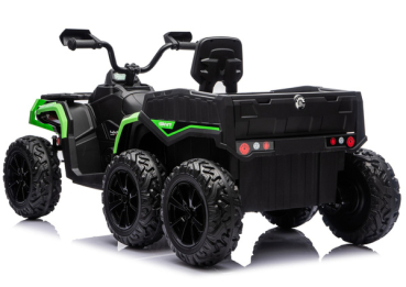 Kinderauto 24V 800Watt Kinder Elektro Auto Quad ATV 1000R 6 x 6 Crawler MP3 Ledersitz EVA Räder 2,4 GHZ