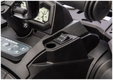 Kinderauto 24V 800Watt Kinder Elektro Auto Quad ATV 1000R 6 x 6 Crawler MP3 Ledersitz EVA Räder 2,4 GHZ