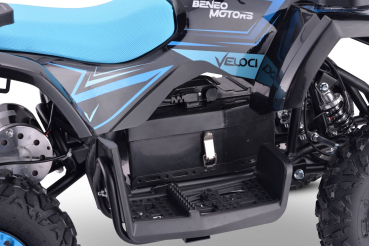 Kinder Quad ATV Elektro 36V 800W Eco Velo blau