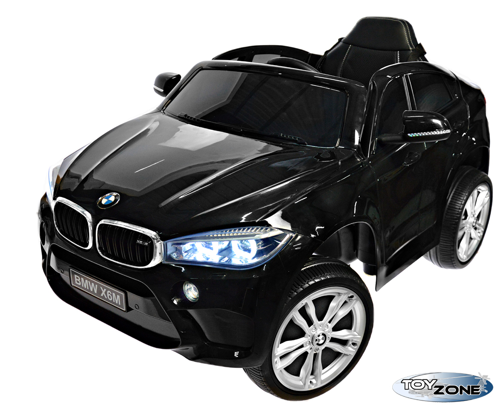 Schwarz RC Kinderauto BMW 6 GT Ledersitz EVA-Reifen MP3|2x 6V4Ah 2x35W|LED 