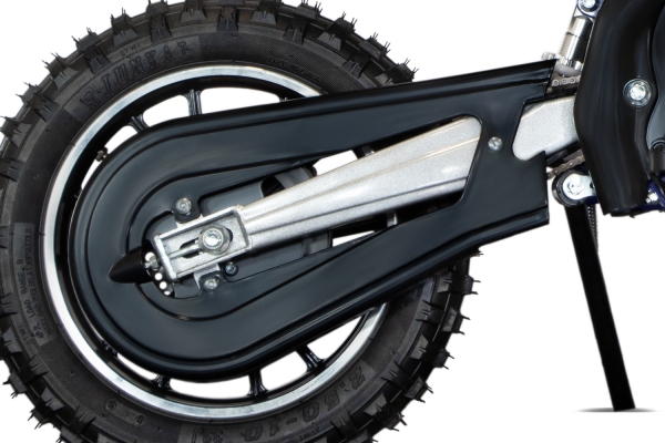 Kinder Motocross Crossbike Elektro Gazelle Deluxe 550 Dirt Bike Scheibenbremsen Luftbereifung Pocket Bike 25km/h grün