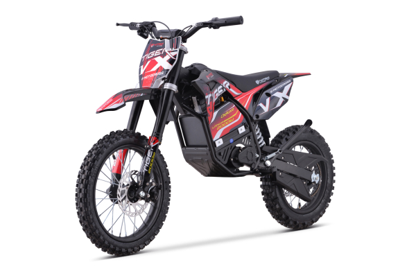 Kinder Motocross Nitro Motors E-Dirtbike 2000W 60V Tiger Lithium 14" DELUXE grün