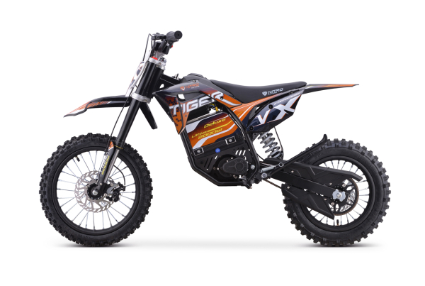 Kinder Motocross Nitro Motors E-Dirtbike 2000W 60V Tiger Lithium 14" DELUXE grün