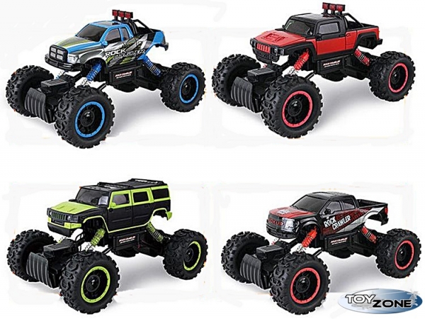 RC Auto Rock Crawler RC Monstertruck rot 2,4GHz 4 WD Climbing Auto 1:14 Komplettset