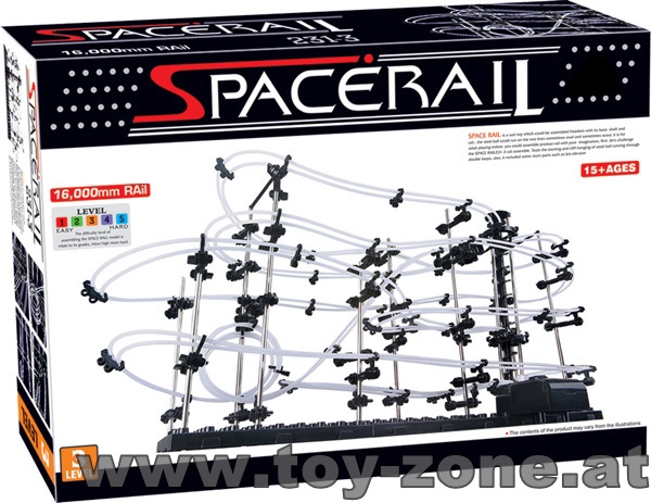 Kugelbahn "Spacepark" XL 16 Meter Murmelbahn Neu