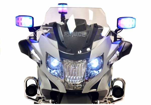 Kinder Elektro Motorrad Polizei BMW  EVA Räder Kindermotorrad Frontscheinwerfer