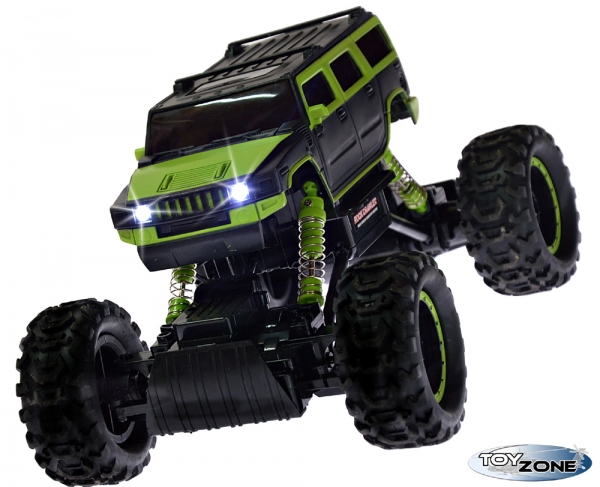 RC Auto Rock Crawler RC Monstertruck grün 2,4GHz 4 WD Climbing Auto 1:14 Komplettset
