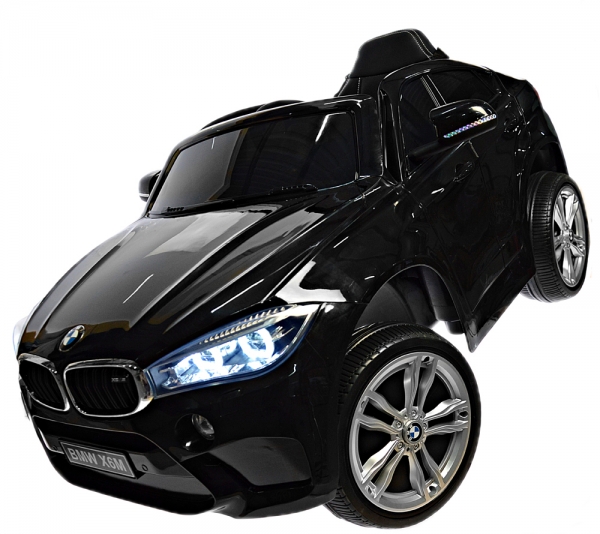 Kinderfahrzeug BMW X6M 12V Echtlackierung Kinder Elektro Auto Kinderauto MP3 USB Ledersitz EVA Gummiräder 2,4 GHZ