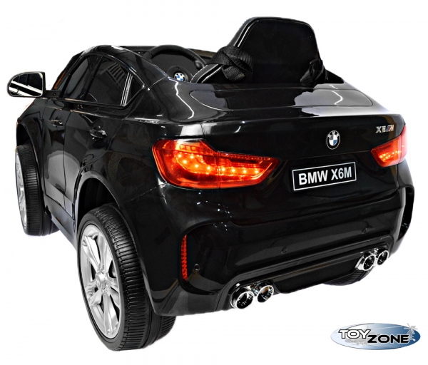Kinderfahrzeug BMW X6M 12V Kinder Elektro Auto Kinderauto MP3 USB Ledersitz EVA Gummiräder 2,4 GHZ weiß
