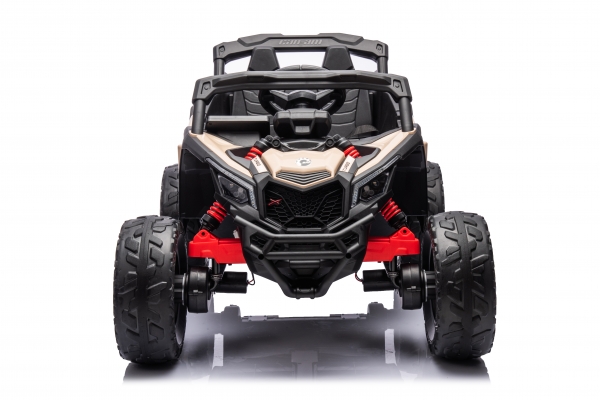 Kinderfahrzeug  Buggy Can Am Kinder Elektro Auto EVA Gummiräder Kinderquad Elektro khaki