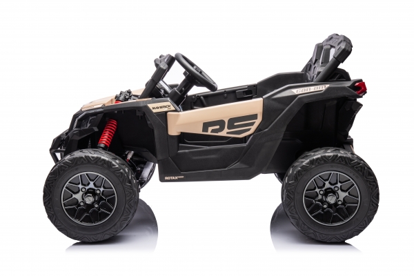 Kinderfahrzeug  Buggy Can Am Kinder Elektro Auto EVA Gummiräder Kinderquad Elektro khaki