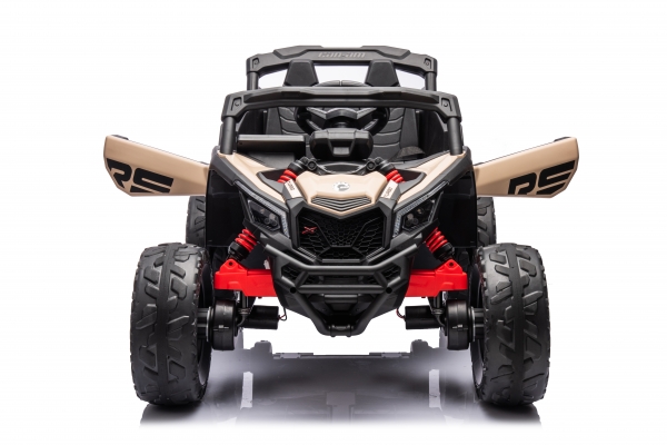 Kinderfahrzeug  Buggy Can Am Kinder Elektro Auto EVA Gummiräder Kinderquad Elektro khaki