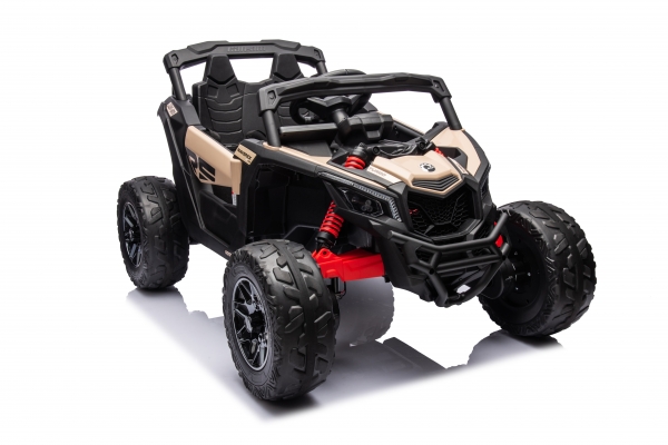 Kinderfahrzeug  Buggy Can Am Kinder Elektro Auto EVA Gummiräder Kinderquad Elektro khaki