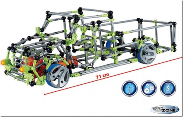 Stecksytem Building Block Intellect Auto LKW 657 Teile Motorik Ganz neu 2012