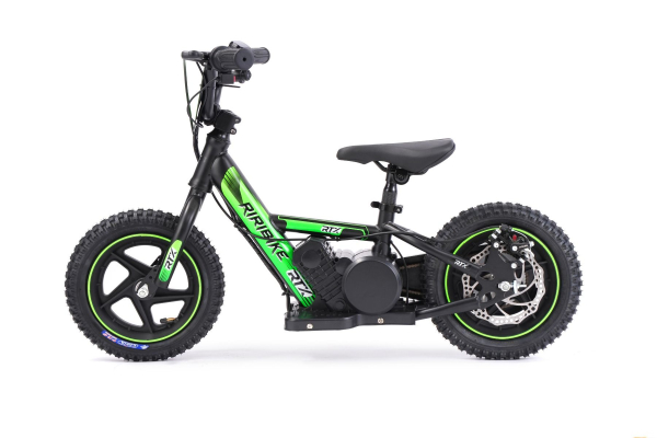 Kinderfahrzeug Elektro Laufrad RTX3 24V 12" Lithium 100W Scheibenbremse