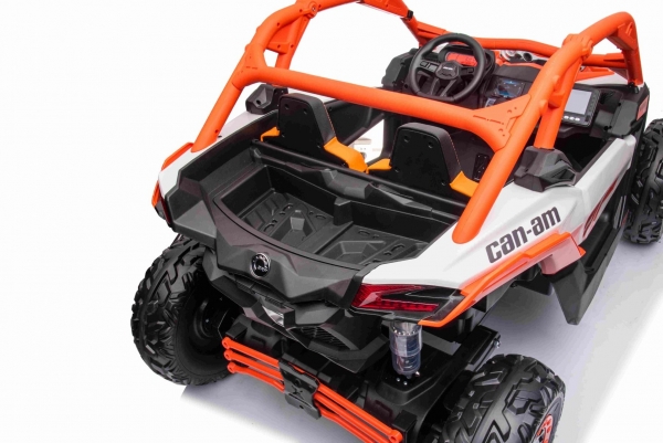 Kinderfahrzeug 12V 4WD Allrad Kinder Elektro Auto Kinderquad Elektro Buggy X-treme Zweisitzer Ledersitz EVA Gummiräder