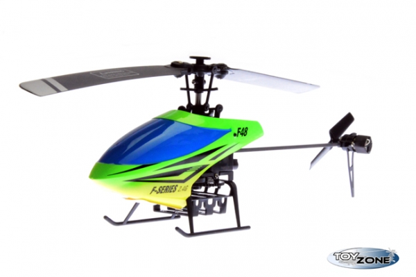 Rc Hubschrauber Flybarless F-648 4 Kanal 2.4 GHZ Digital GYRO Singel RTF