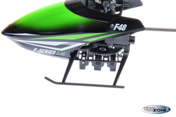 Rc Hubschrauber Flybarless F-648 4 Kanal 2.4 GHZ Digital GYRO Singel RTF