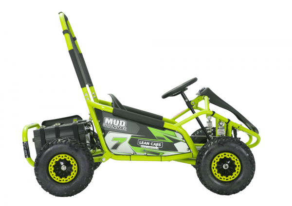 Kinderfahrzeug 48V 1000 Watt Buggy Predator Kinder Elektro Auto 30km/h Buggy Luftreifen grün
