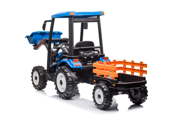 Kinderfahrzeug Traktor Hercules 24V Frontlader und Anhänger Elektrotraktor Kinderauto Kindertraktor