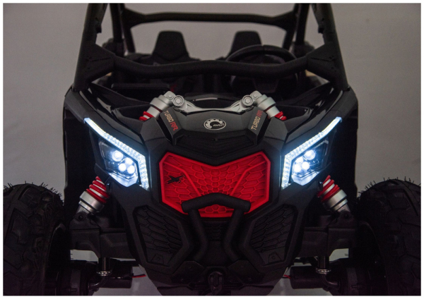 Kinderfahrzeug 24V 800Watt Can Am Turbo RR STRONG AIR Luftreifen Kinder Elektro Auto Kinderquad Elektro Buggy X-treme Zweisitzer Ledersitz