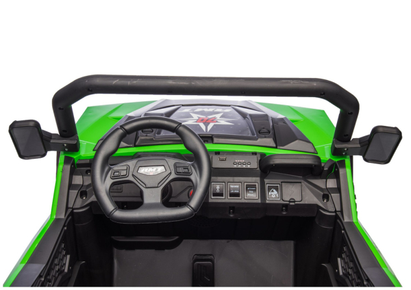 Kinderfahrzeug 24V 800Watt Kinder Elektro Auto LOADER RMT Zweisitzer MP3 Ledersitz EVA Gummiräder