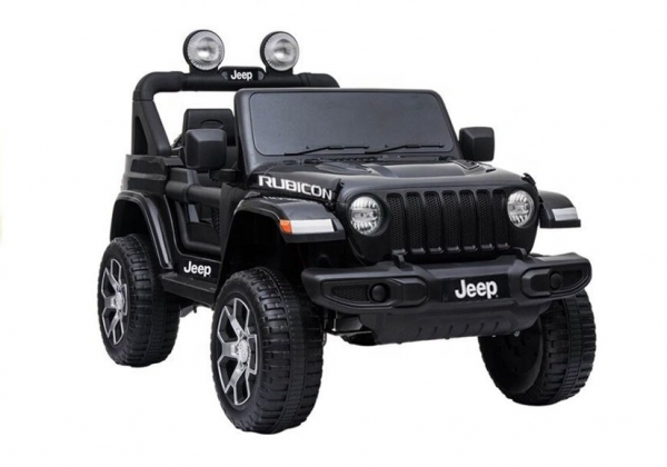 Kinderfahrzeug 12V Kinderelektro 4x4 Allrad Auto Kinderauto Jeep Wrangler Rubicon Geländeauto USB EVA Gummiräder Ledersitz
