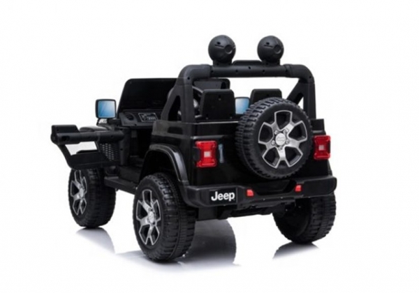 Kinderfahrzeug 12V Kinderelektro 4x4 Allrad Auto Kinderauto Jeep Wrangler Rubicon Geländeauto USB EVA Gummiräder Ledersitz