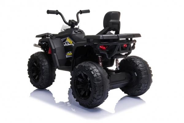 Kinderquad XXForce 24V 400W 8kmh Kinder Elektro Auto Kinderfahrzeug Elektro Quad ATV Ledersitz EVA Gummiräder weiß/schwarz
