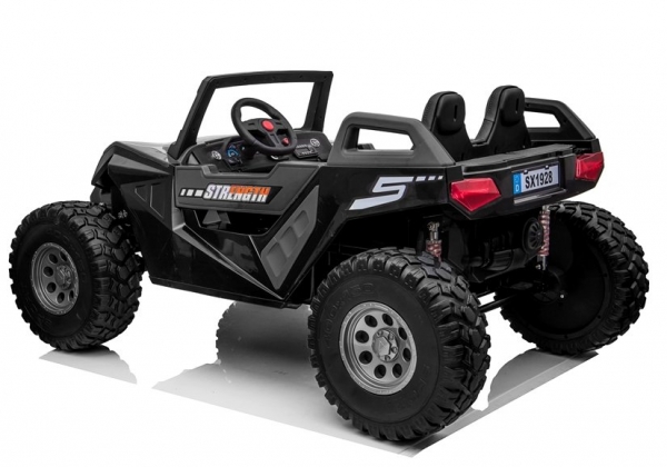 Kinderfahrzeug 12V 4x4 Buggy UTV 2000 Kinder Elektro Auto Kindauto Ledersitz EVA Gummiräder