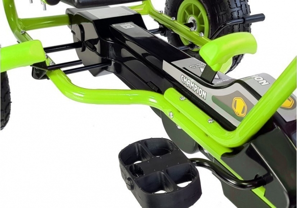 Gokart Transform Kinderfahrzeug Tretfahrzeug Pedal Go-Kart Tretauto Luftbereifung Freilauf