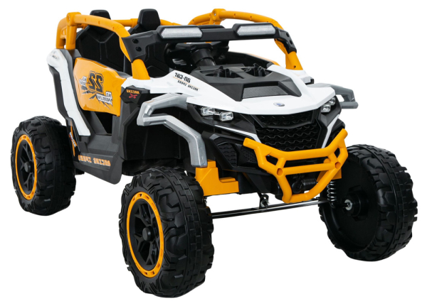Kinderfahrzeug 12V 4x4 Kinder Elektro Kinderauto Buggy ULTRA Ledersitz EVA Gummiräder