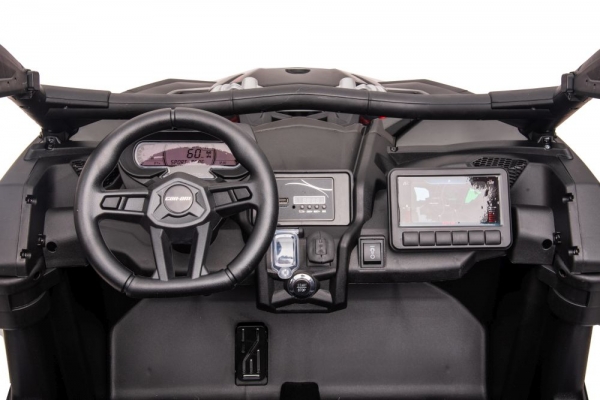 Kinderfahrzeug 12V 4WD Allrad Kinder Elektro Auto Kinderquad Elektro Buggy X-treme Zweisitzer Ledersitz EVA Gummiräder