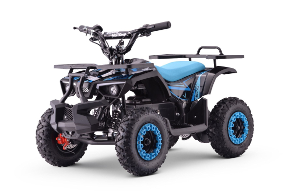Kinder Quad ATV Elektro 36V 800W Eco Velo blau