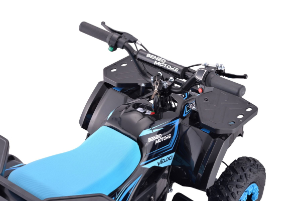 Kinder Quad ATV Elektro 36V 800W Eco Velo blau