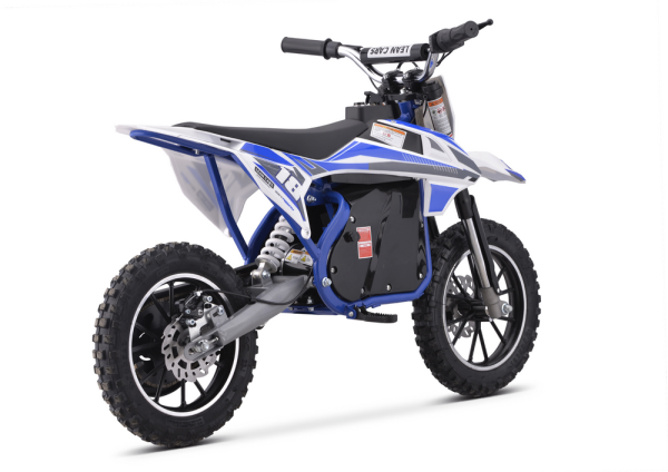 Kinder Motocross X-Trail Crossbike Elektro Dirt Bike Scheibenbremsen Luftbereifung Pocket Bike 25km/h blau