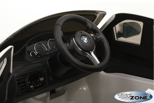 Kinderfahrzeug BMW X6M 12V Kinder Elektro Auto Kinderauto MP3 USB Ledersitz EVA Gummiräder 2,4 GHZ weiß