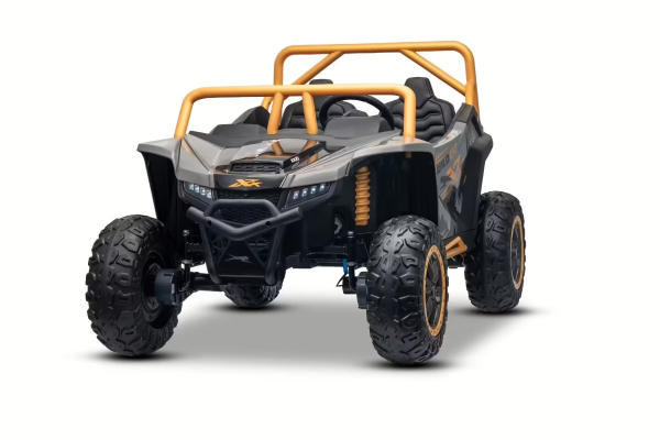 Kinderfahrzeug WILDCAT 24V Lithium 800Watt Kinder Elektro Auto 9km/h Kinderquad Elektro Quad Elektromotorrad Zweisitzer XXL Ledersitz EVA Gummiräder