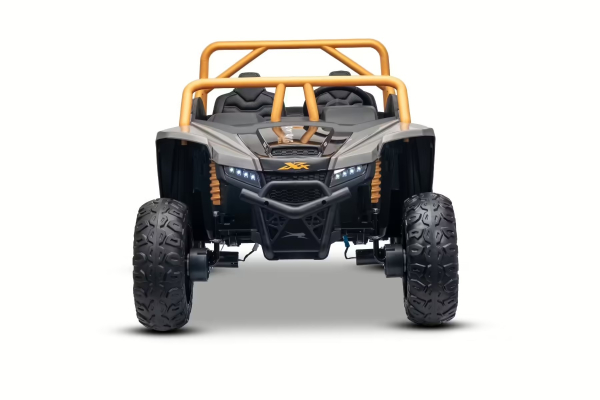 Kinderfahrzeug WILDCAT 24V Lithium 800Watt Kinder Elektro Auto 9km/h Kinderquad Elektro Quad Elektromotorrad Zweisitzer XXL Ledersitz EVA Gummiräder