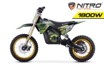 Kinder Motocross Nitro Motors E-Dirtbike 1800W 48V Tiger Lithium 14/12 brushless DELUXE