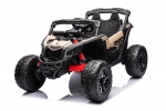 Kinderfahrzeug  Buggy Can Am Kinder Elektro Auto EVA Gummiräder Kinderquad Elektro khaki
