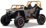 Kinderfahrzeug WILDCAT 24V Lithium 800Watt Kinder Elektro Auto 9km/h Kinderquad Elektro Quad Elektromotorrad Zweisitzer XXL Ledersitz EVA Gummiräder