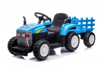 Kinderfahrzeug  Traktor New Holland mit Anhänger 1,4 m Elektrotraktor Kinderauto Kindertraktor