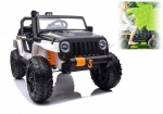 Kinderfahrzeug Geländeauto Hercules 100Kg Tragkraft Kind & Erwachsenen 12V 10 Ah Kinder elektro Auto Kinderauto 4WD Allrad USB EVA Gummiräder Ledersitz SW